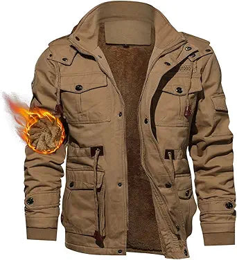 TACVASEN Men's Casual Winter Cotton Military Jacket Review