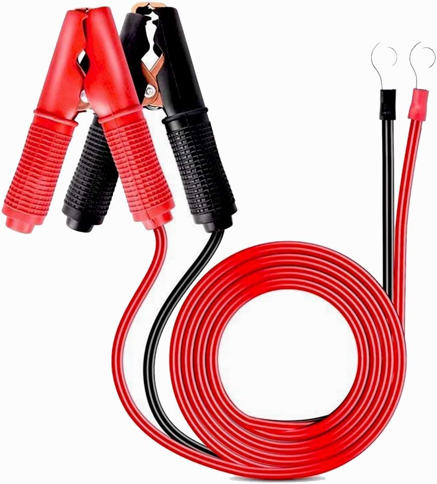 Portable 30A-50A Alligator Clips Jumper Cables - Fast Charge your Car Battery!