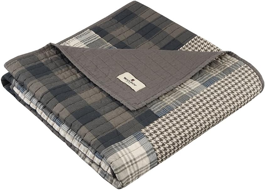 Woolrich Luxury Quilted Throw for Cozy All Season Comfort