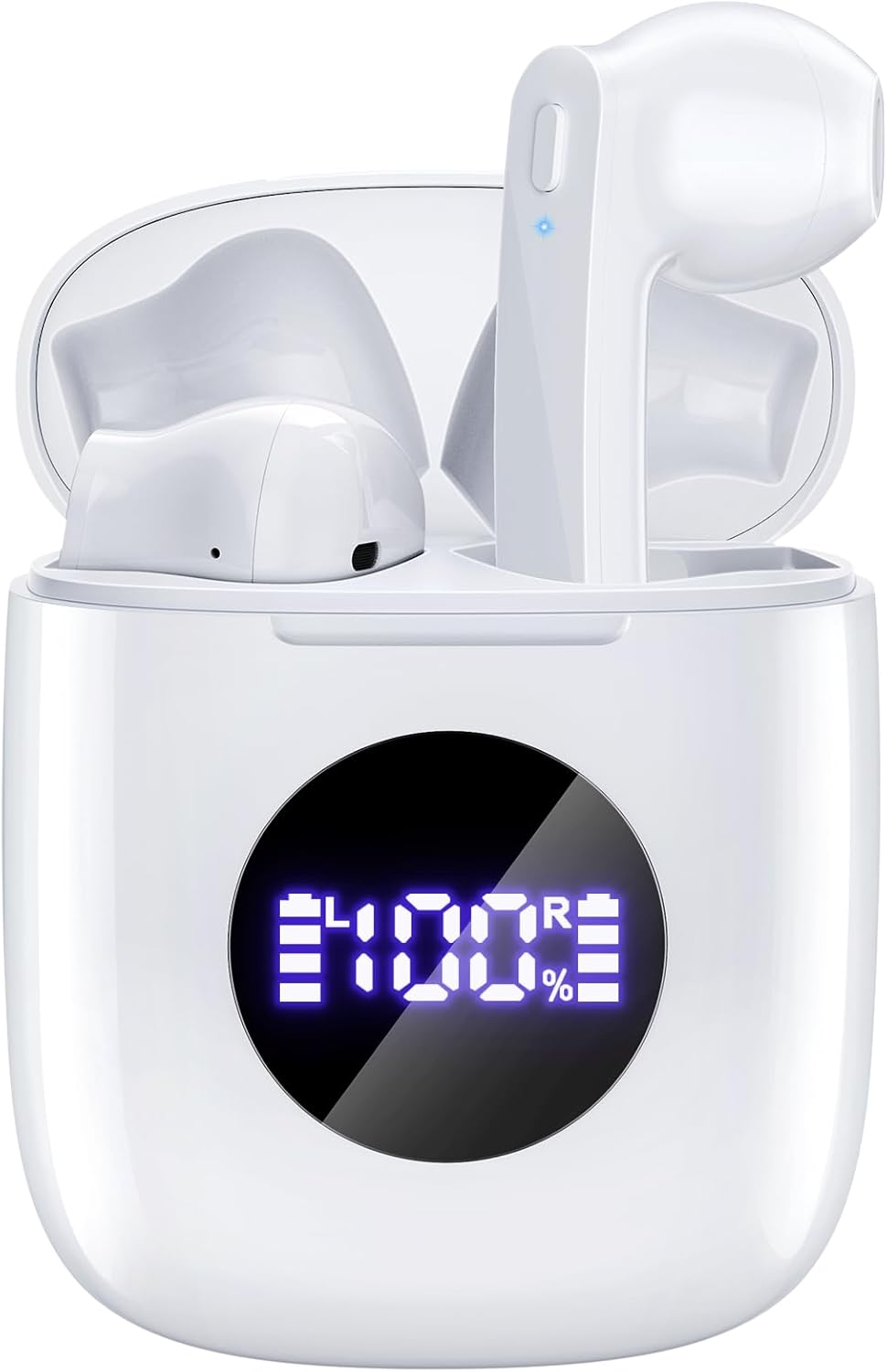 KESIEME Bluetooth Earbuds: 50Hr Battery, Deep Bass, Waterproof