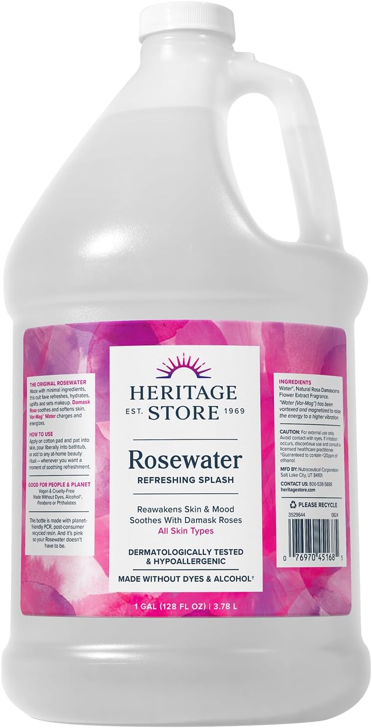 HERITAGE STORE Rosewater Splash for Glowing Skin Hydration