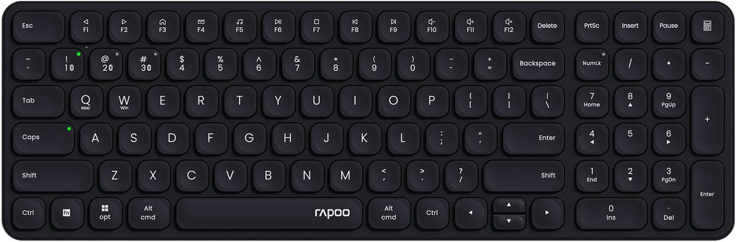 Rapoo E9310M Multi-Device Bluetooth Keyboard: Low-Profile, Quiet Typing