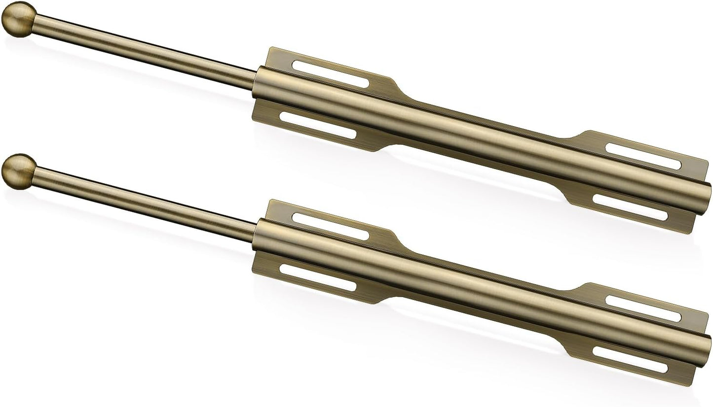FIRJOY 12 Valet Rod for Closet Pull Out - Antique Brass Design