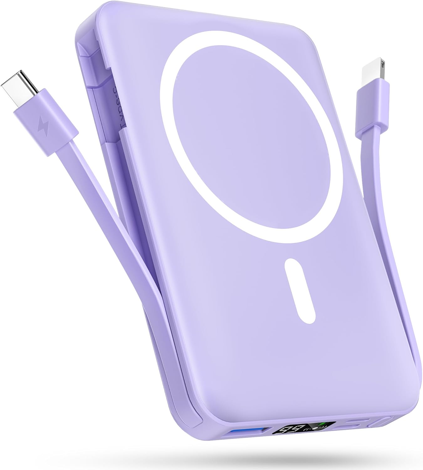 10000mAh Magnetic Power Bank - Fast Charging, Wireless, LED Display