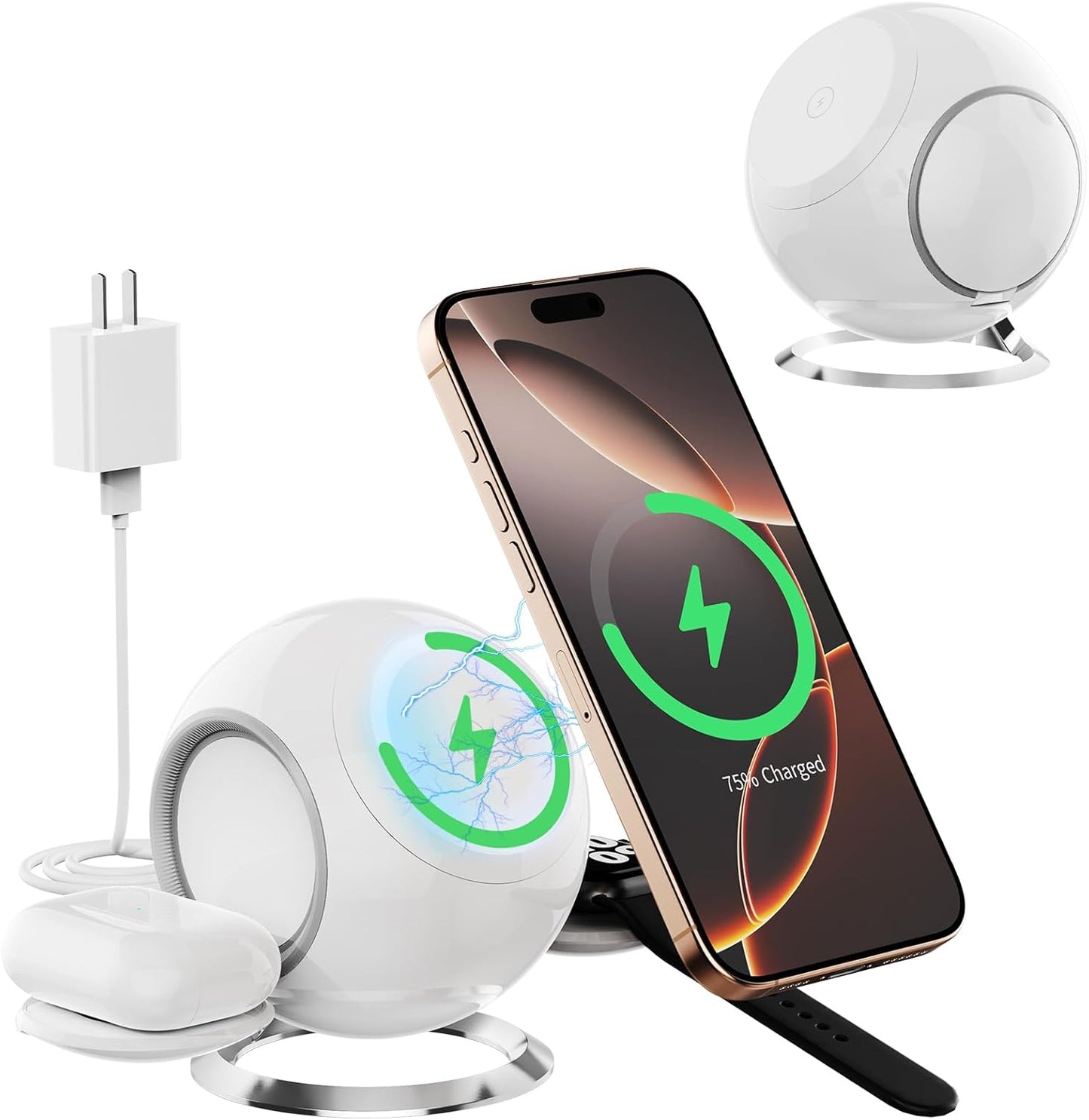 MOAIIO 3-in-1 Mag-Safe Charging Station