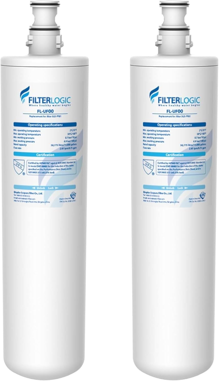 Filterlogic 3US-PF01 Replacement Filter for Clean Drinking Water