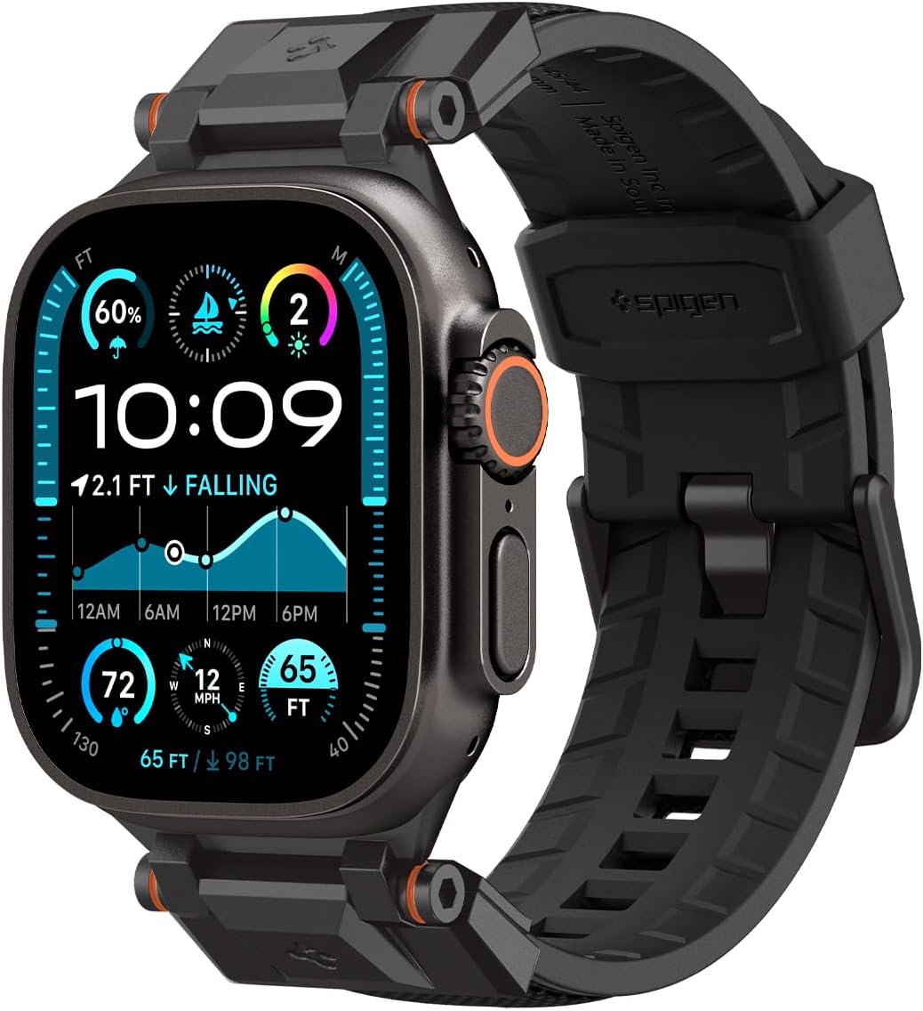 Durable Metal Connector Strap for Apple Watch Ultra and Series