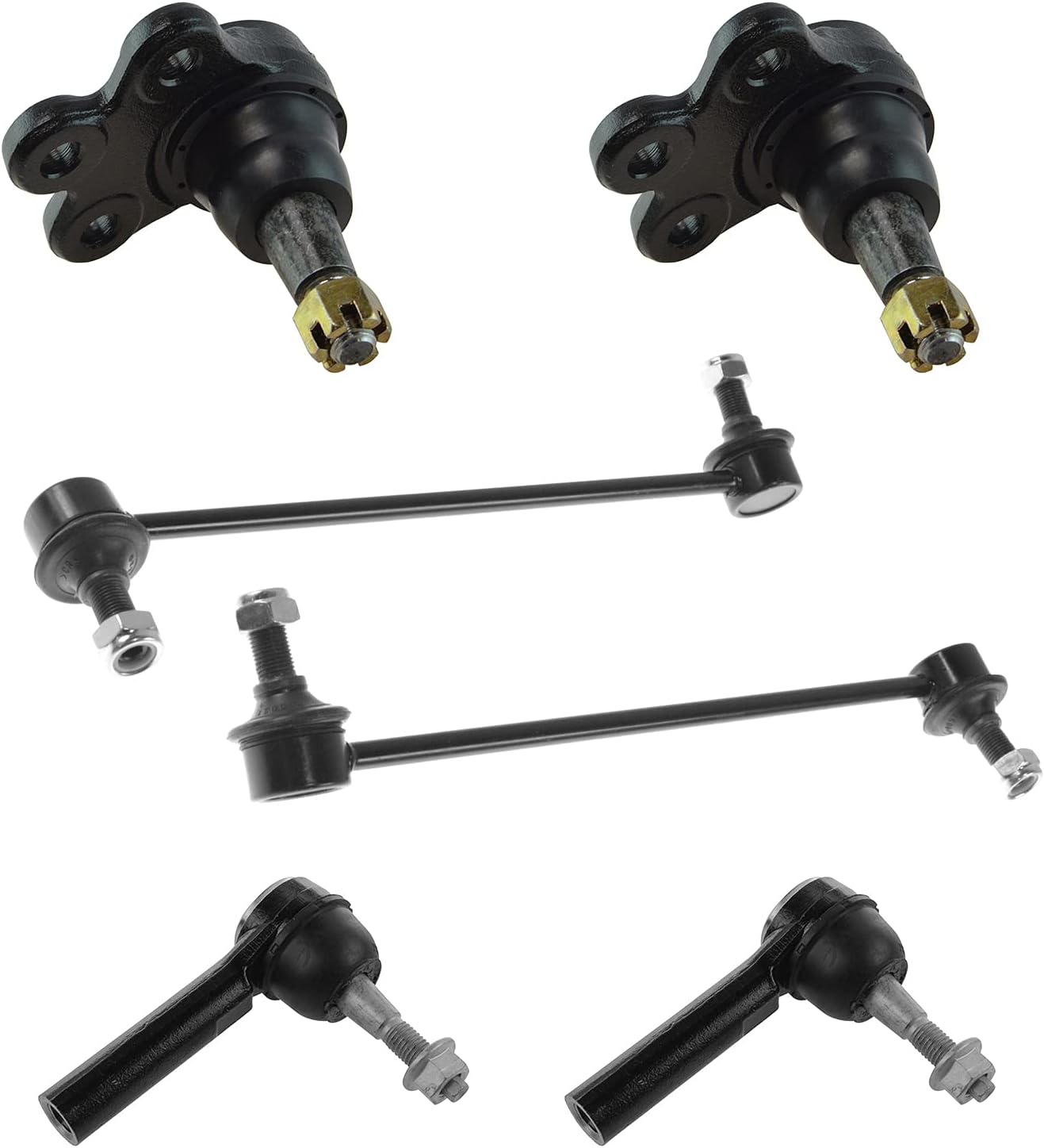 TRQ Front Steering & Suspension Kit for Chevrolet Equinox 2010-2017