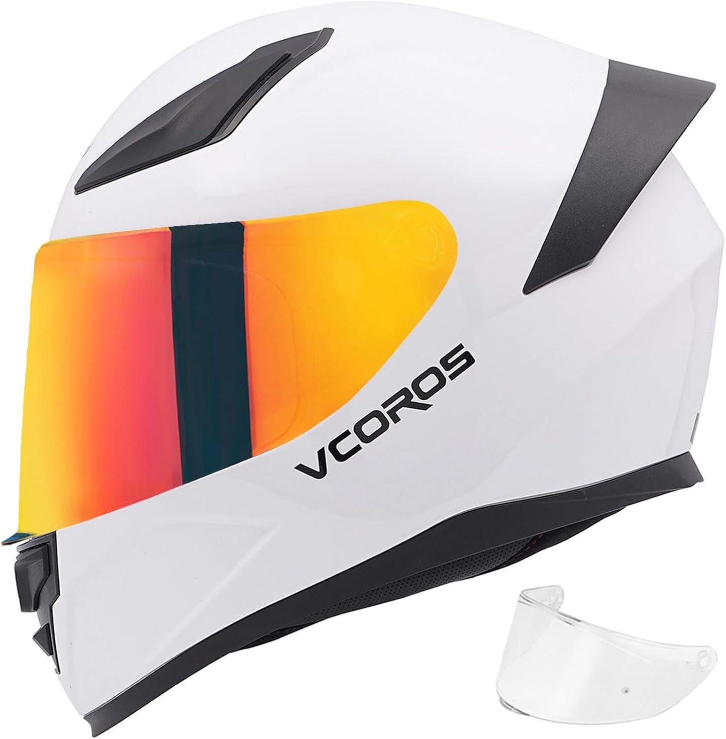 VCOROS Motorcycle Full Face Helmet for Unisex-Adults DOT Approved