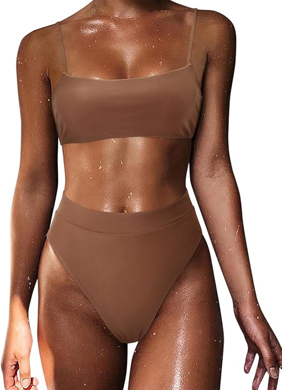 MOSHENGQI Women High Waisted Bikini for Stylish Summer Fun