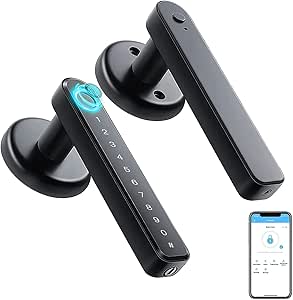 Smart Door Lock Fingerprint Biometric Keyless Entry for Home