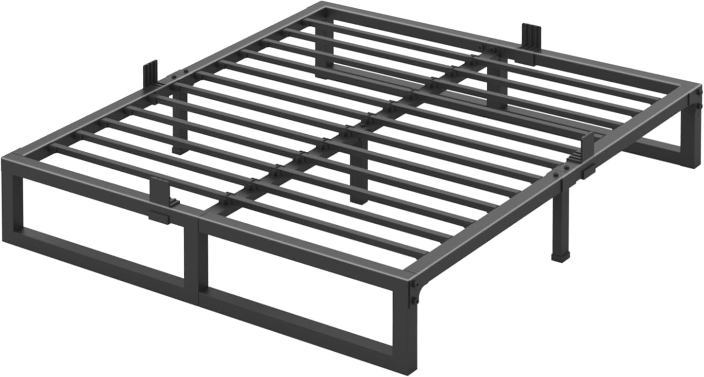 10 inch Queen Bed Frame Low Profile Metal Platform with Support