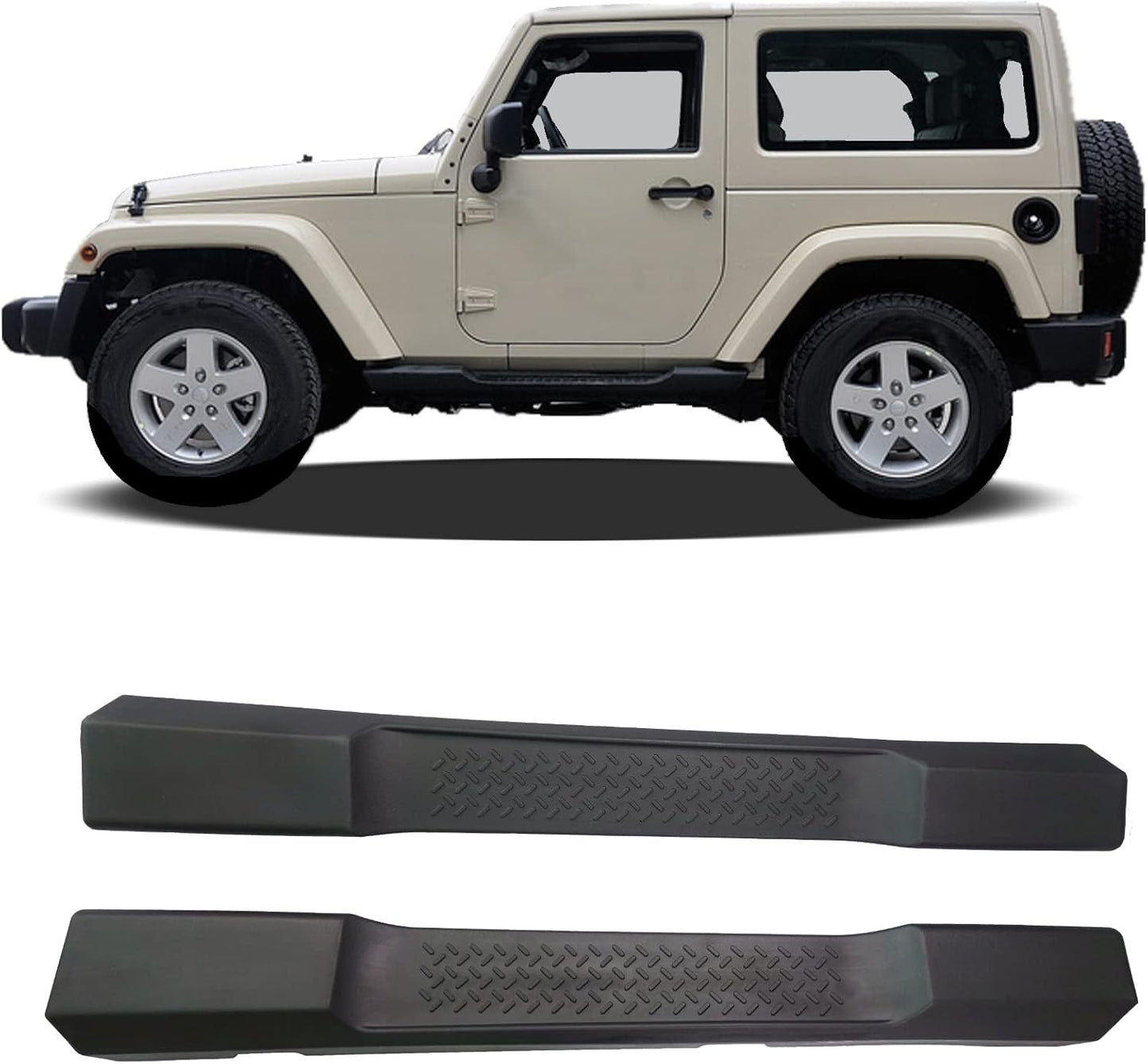 Running Boards Drop Side Steps for 2007-2017 Jeep Wrangler JK