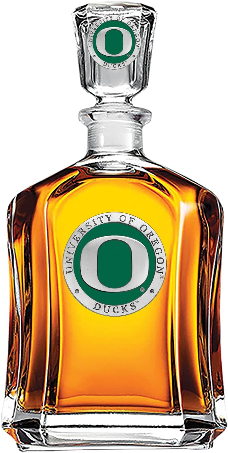 Heritage Pewter Oregon Capitol Decanter - Perfect Gift for Fans