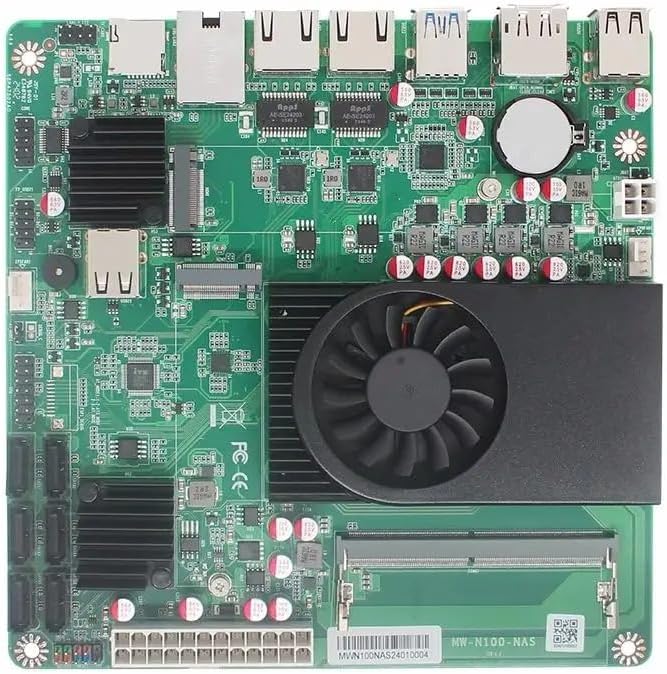 High-Performance 10G NAS Motherboard with Dual 4K Display Support