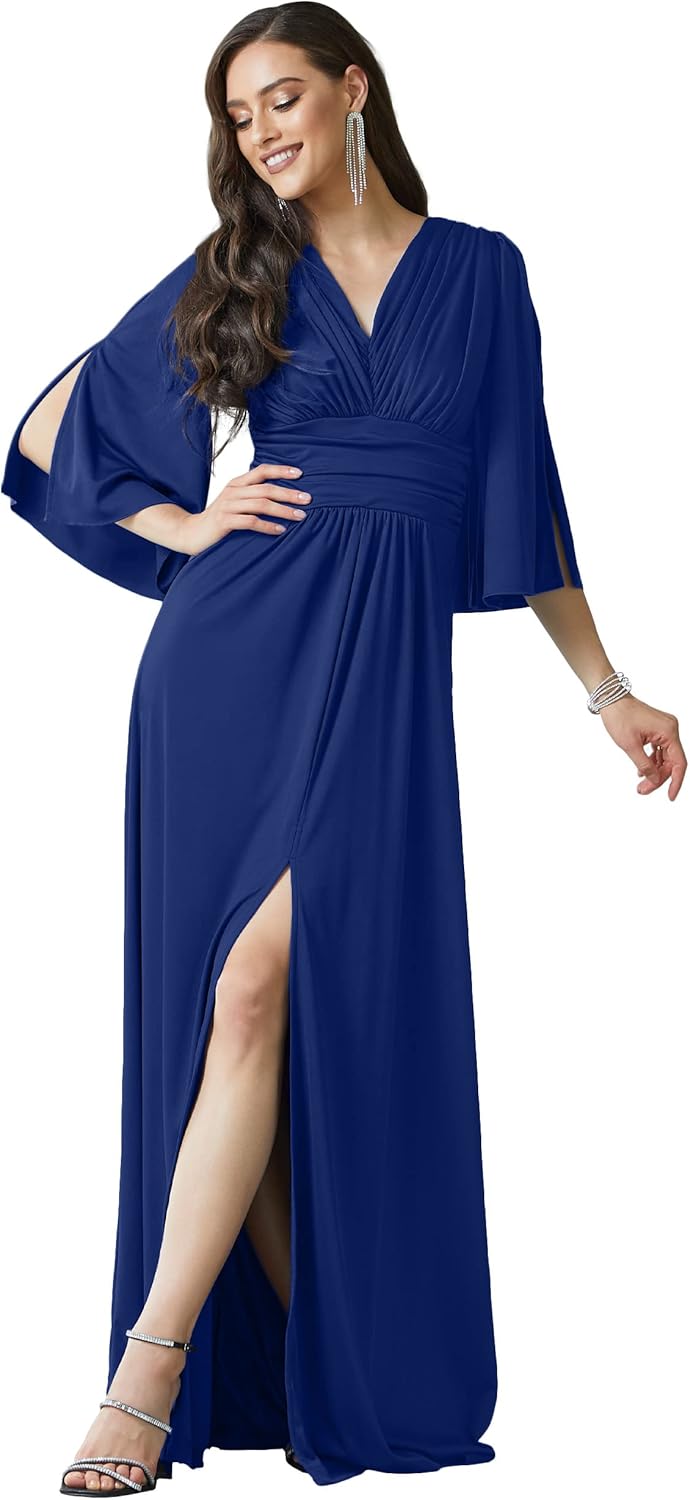 KOH KOH Womens Long Bridesmaid Maxi Dress for Special Occasions