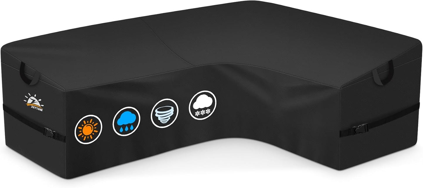 Zettum Outdoor L-Shaped Sectional Cover for Ultimate Protection