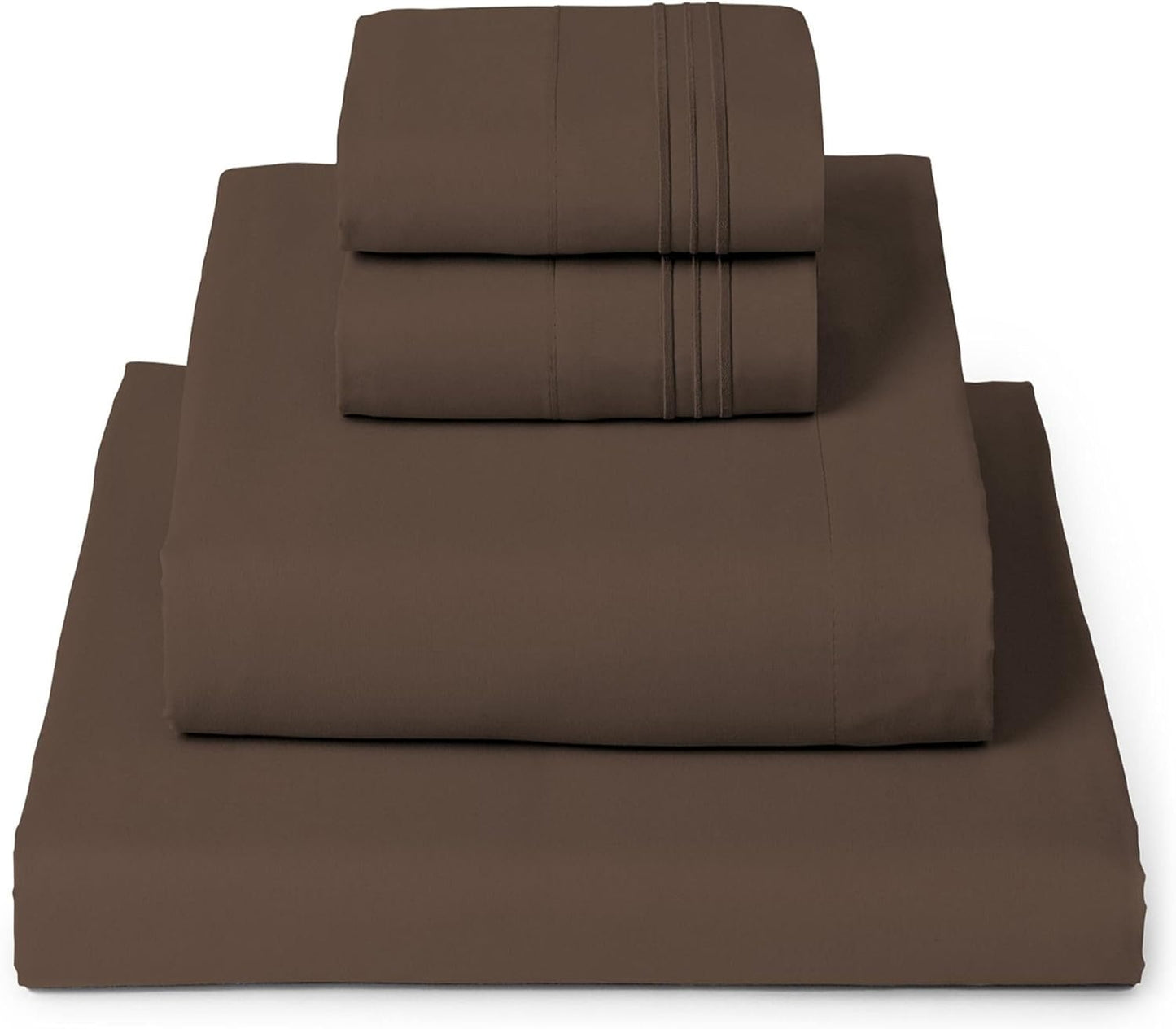 Mellanni Twin XL Sheet Set - 4-Piece Cooling Microfiber Bedding