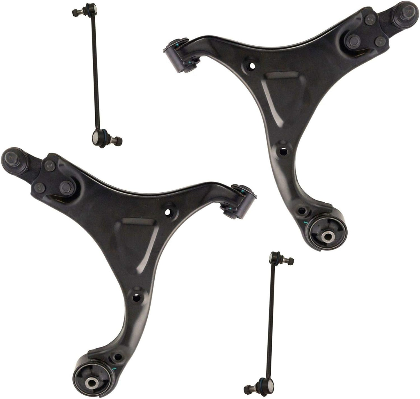 TRQ Front Suspension Kit Control Arm with Ball Joint for Sonata