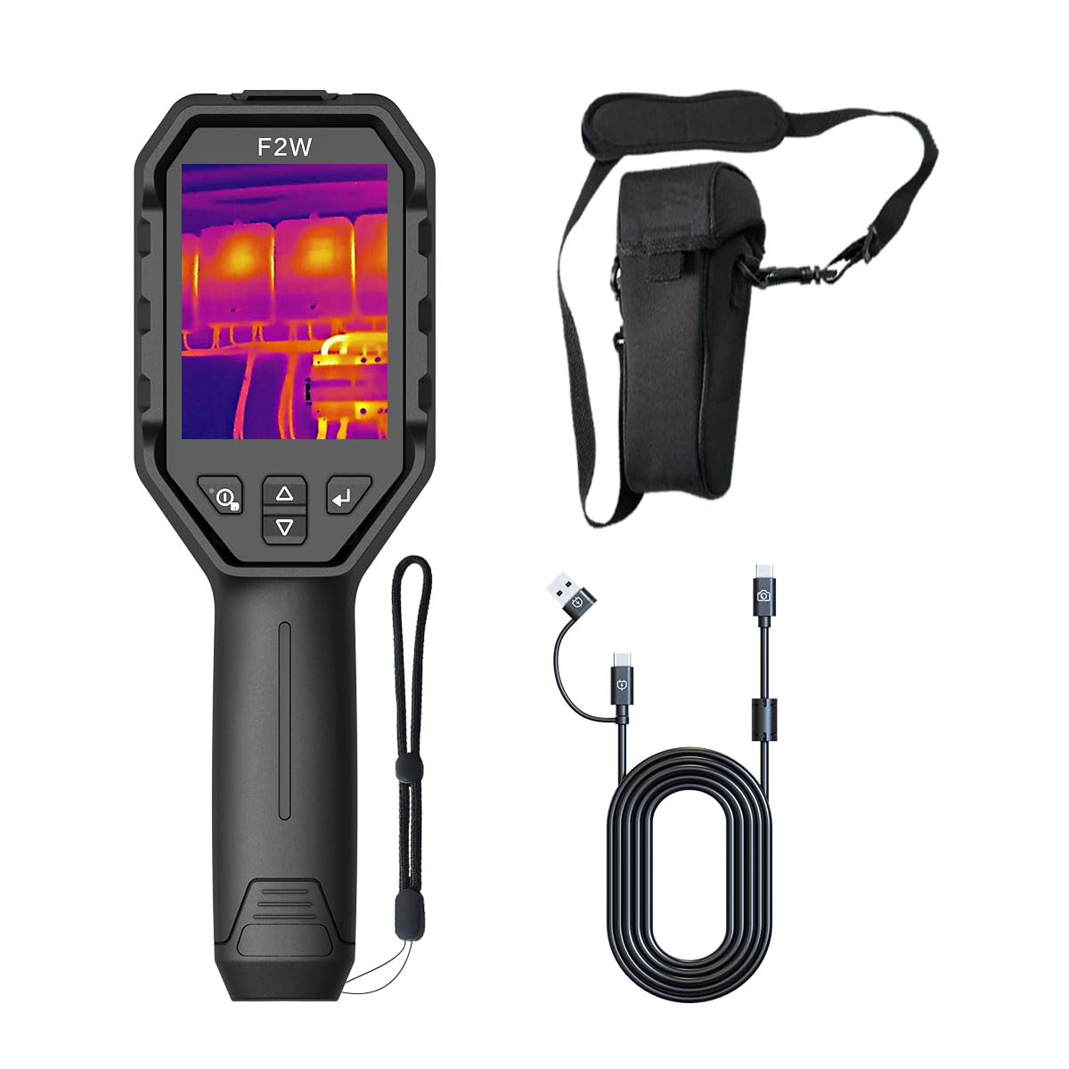 F2W Thermal Camera with 640x480 Super Resolution for Inspections