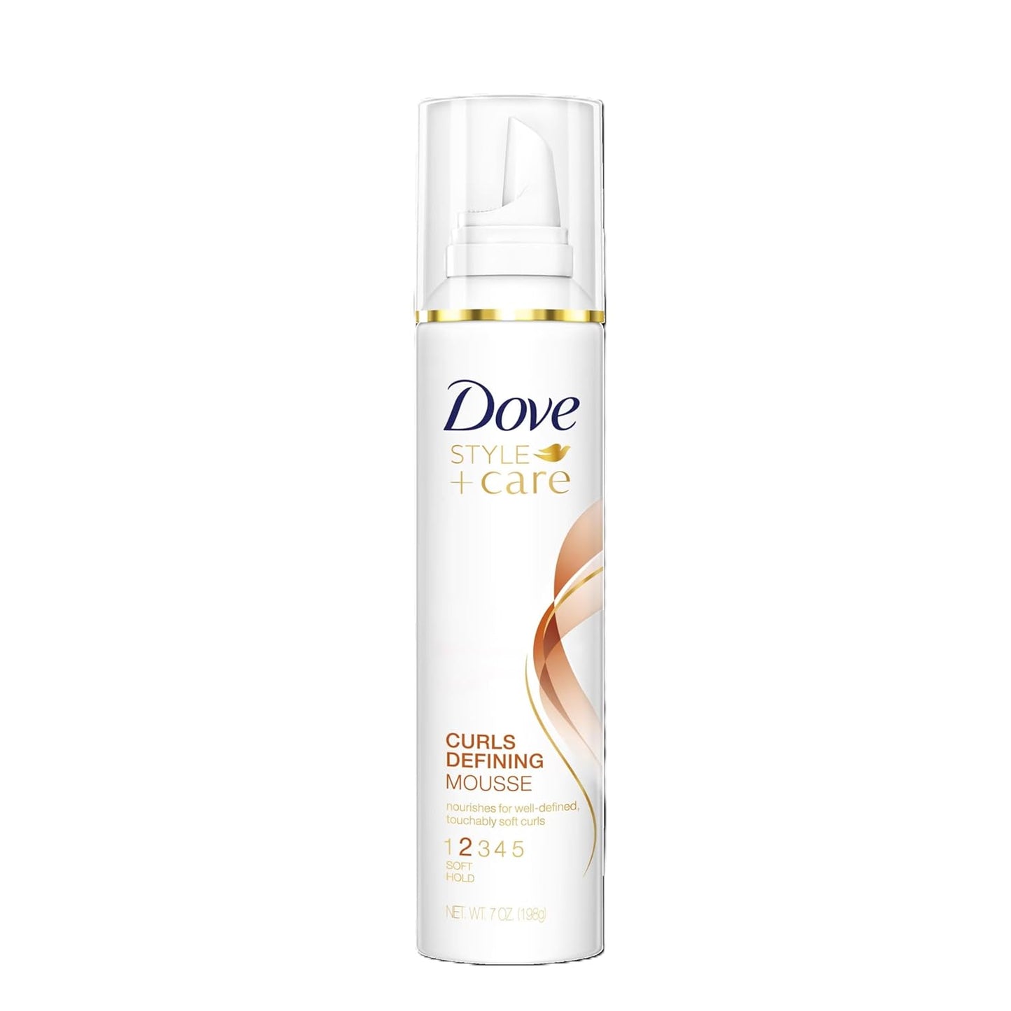 Dove Style+Care Curls Defining Mousse for Soft Hold and Volume