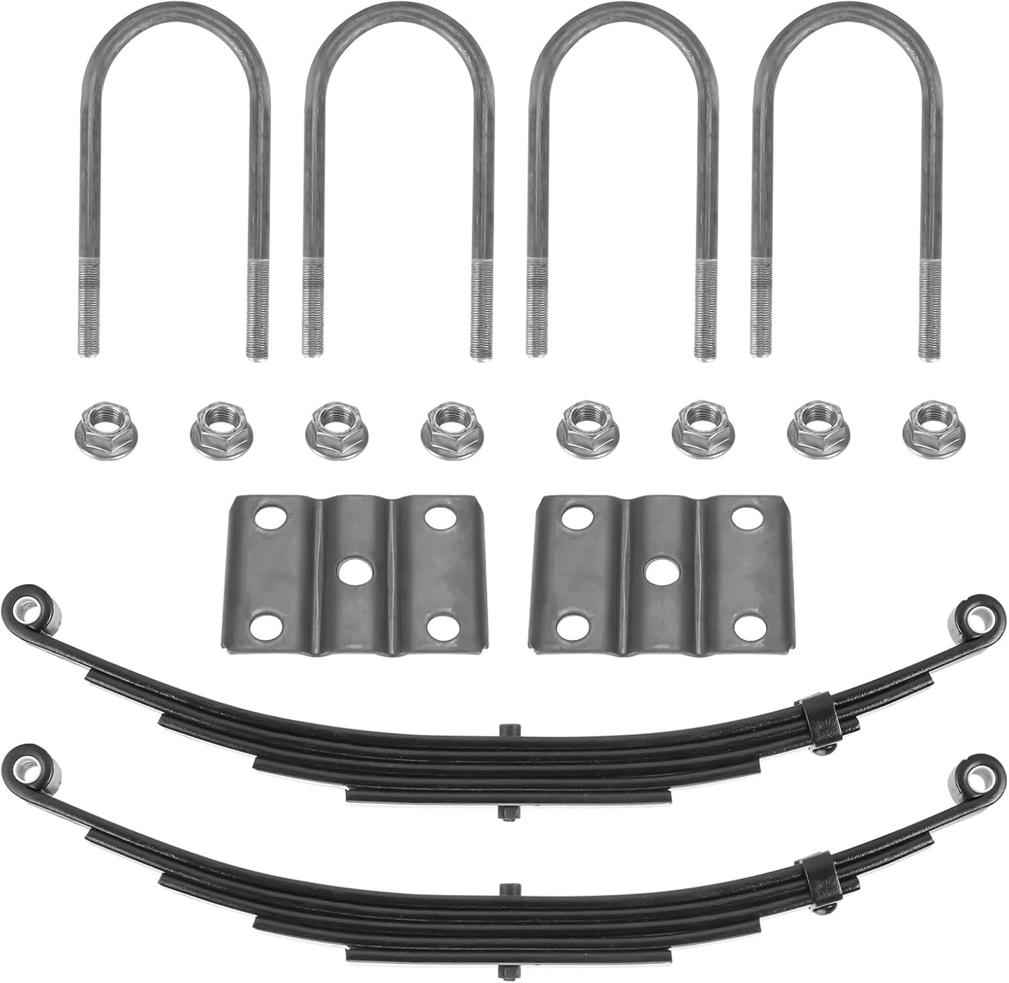 Single Trailer Leaf Spring 5 Leaf Double Eye 3000 lbs Capacity