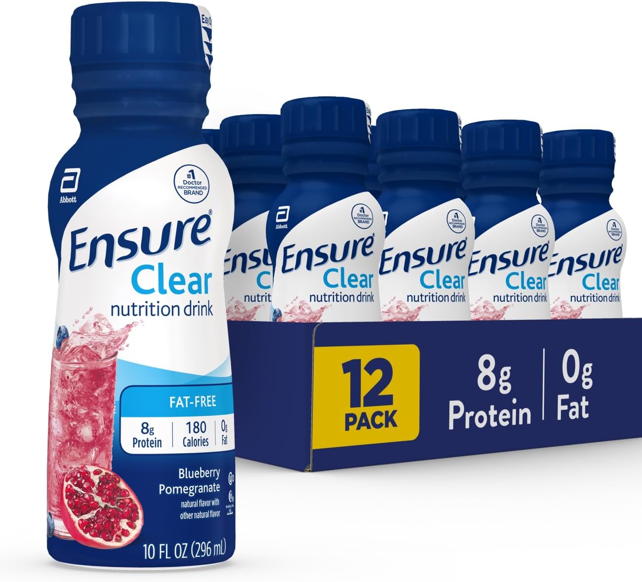 Ensure Liquid Clear Nutrition Drink with 8g Protein, 10 Fl Oz