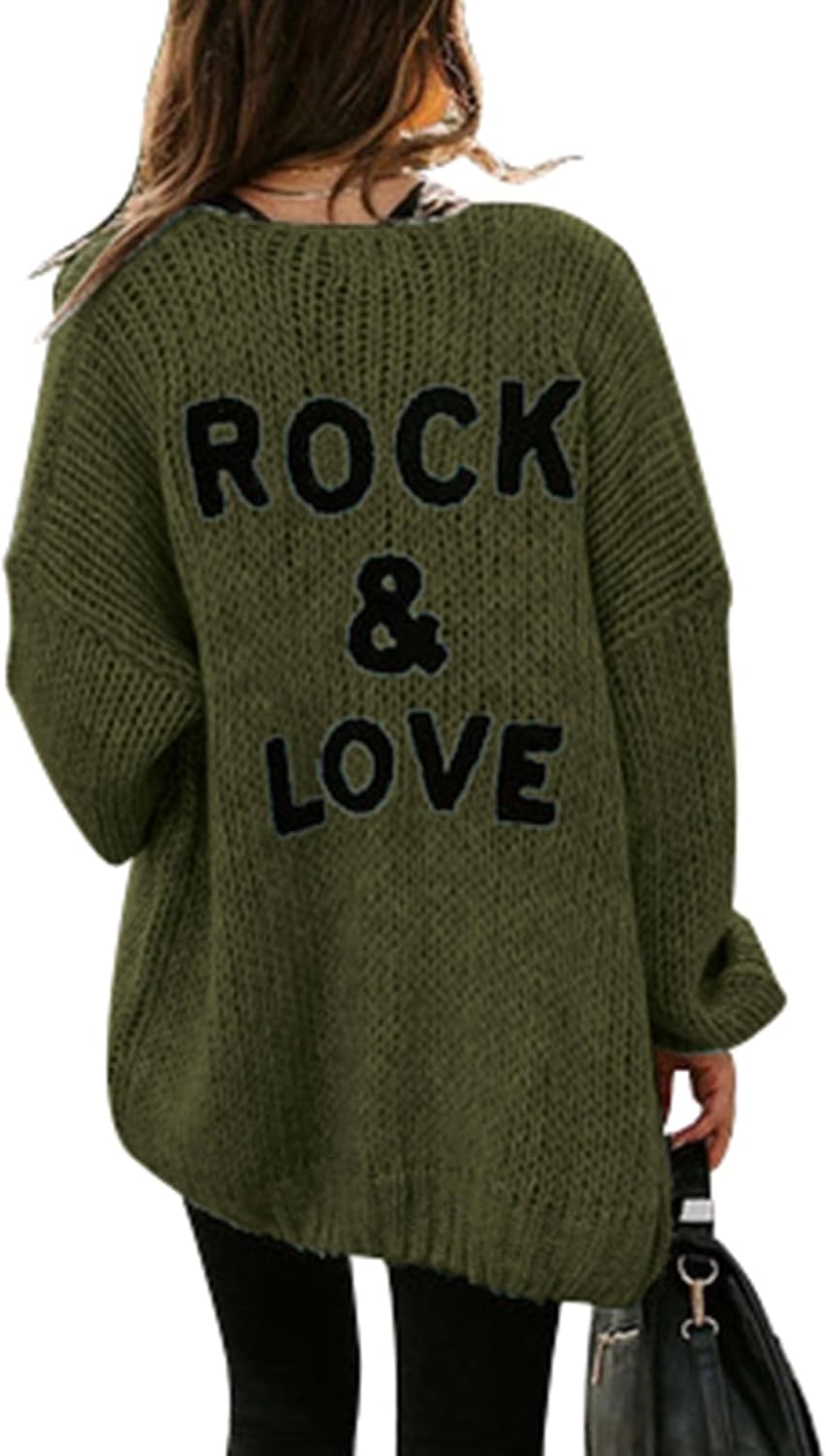 PRETTYGARDEN Women's Long Sleeve Open Front Knit Cardigans