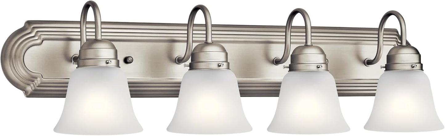 Kichler 30 in 4-Light Vanity Bath Light for Modern Bathrooms