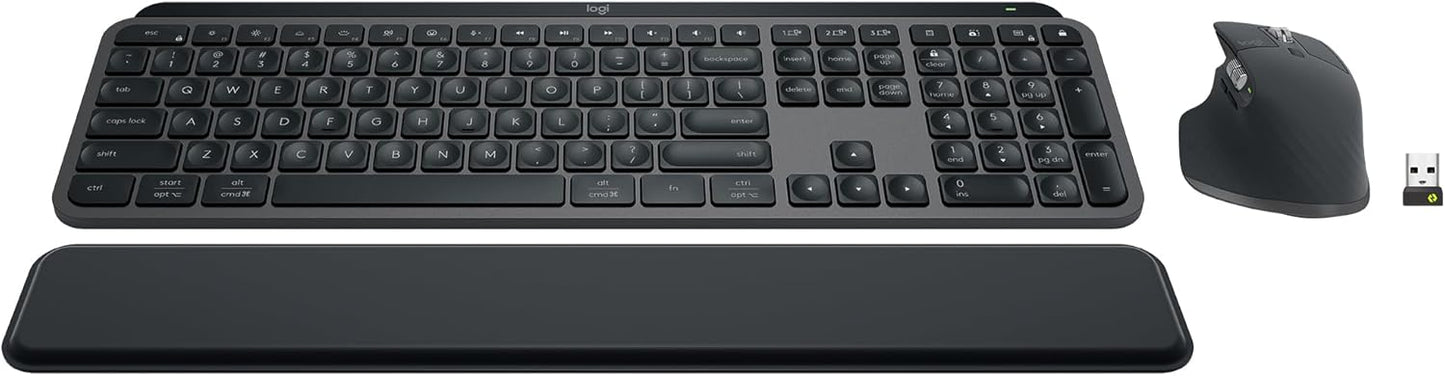 Logitech MX Keys S Combo: Wireless Keyboard and Mouse Set