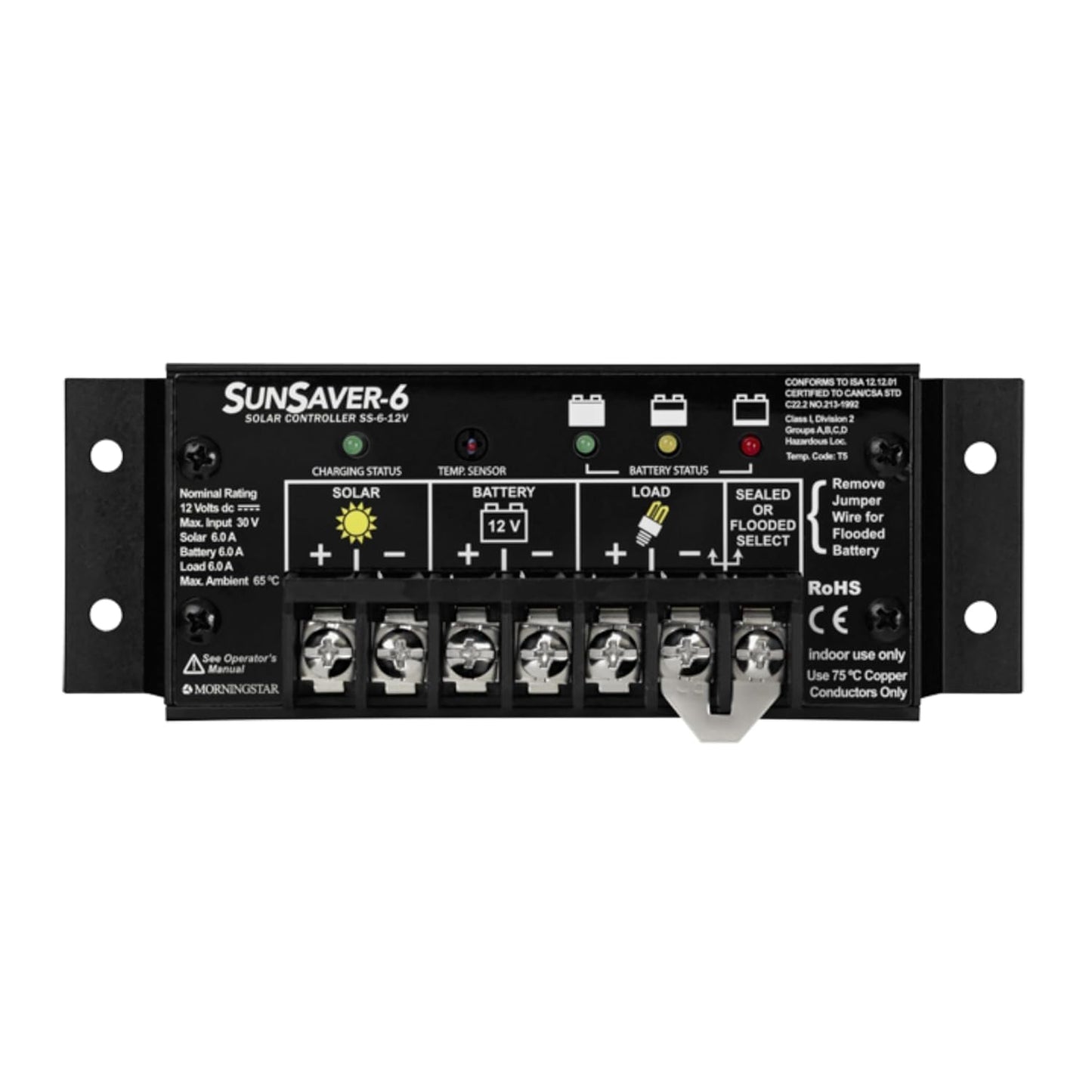 Morningstar SunSaver 6A PWM Solar Charge Controller Review