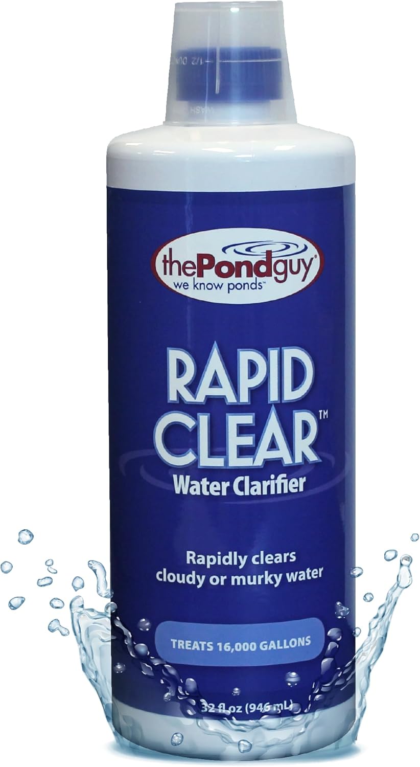 RapidClear Flocculant for Clear Cloudy Koi Fish Ponds & Fountains