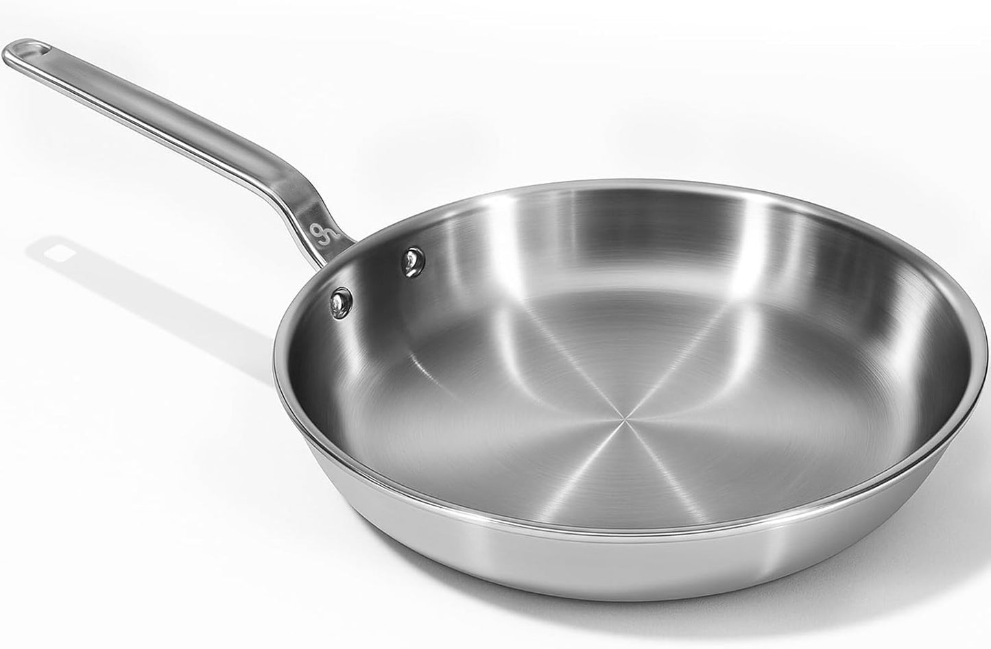 10 Inch Stainless Steel Frying Pan - Professional Cookware