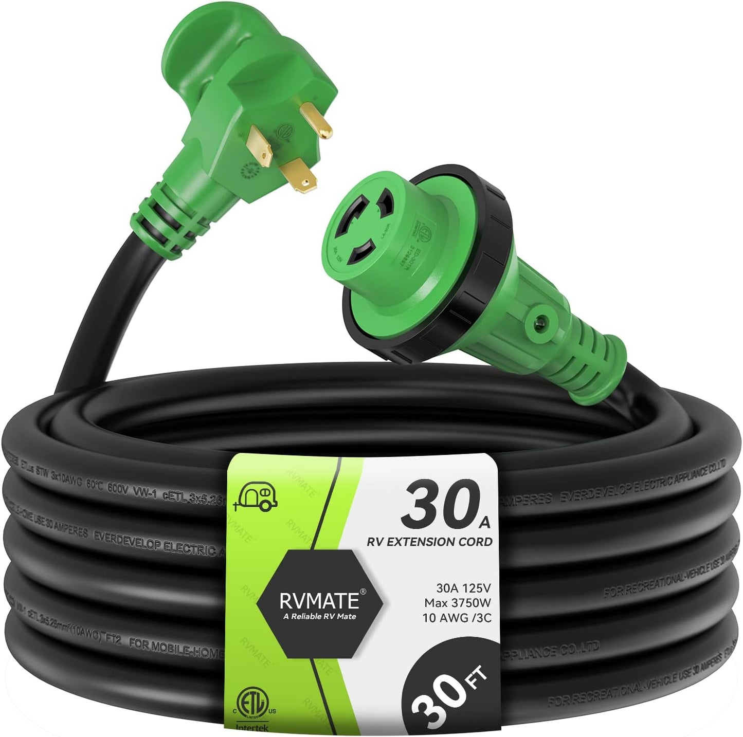 RVMATE 30 Feet 30 Amp RV Lockable Power Extension Cord Review