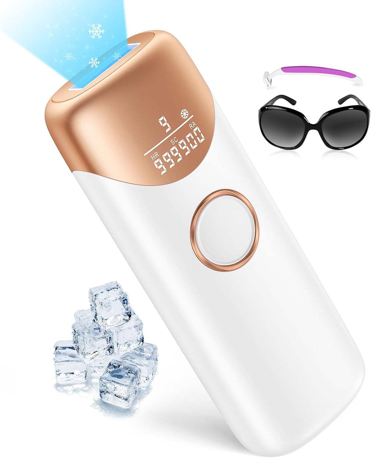 Ubroo IPL Hair Removal Device for Permanent Face and Body Care