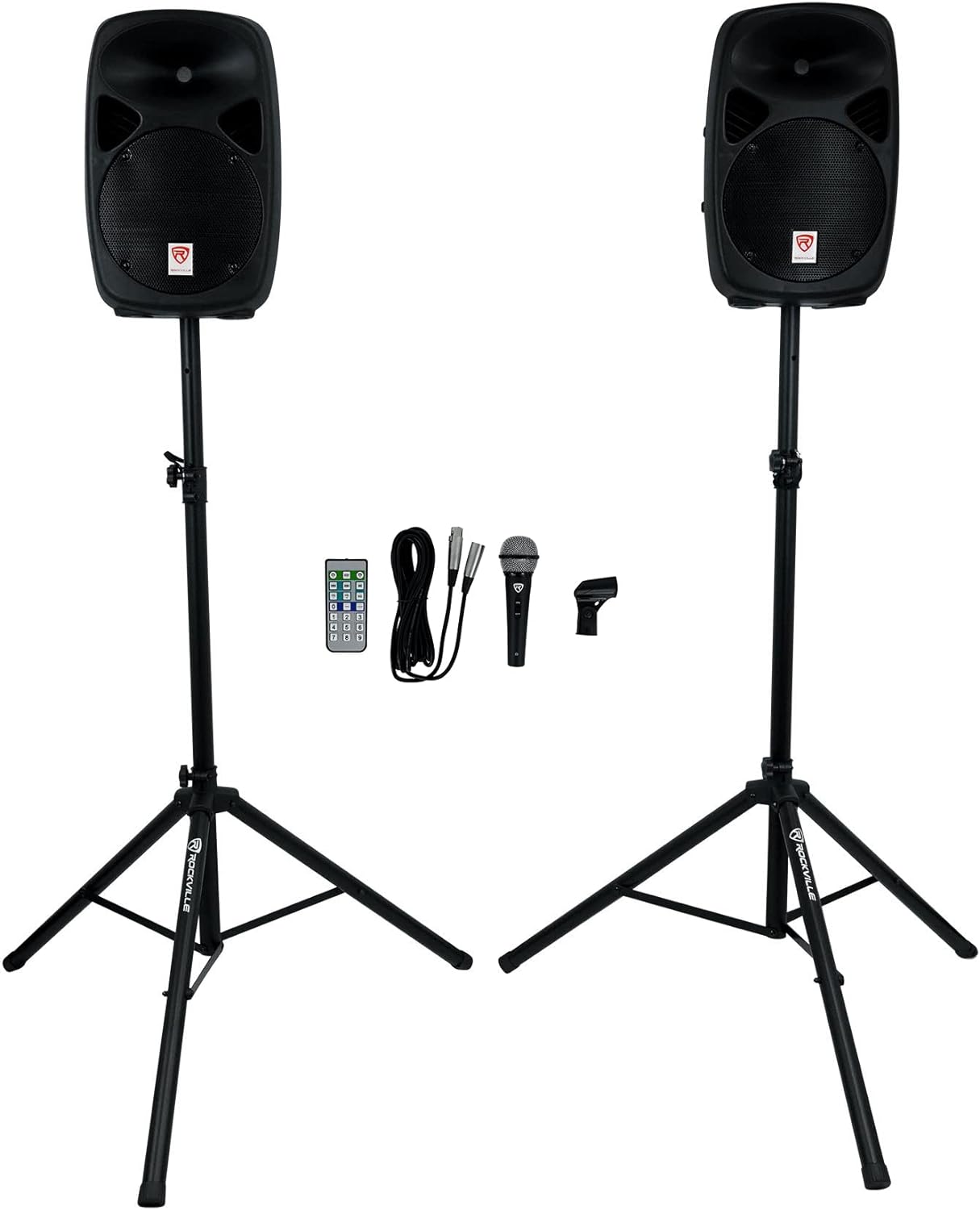 Rockville RPG102K Dual 10 Powered DJ PA Speaker System Review
