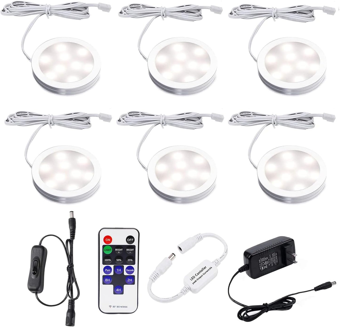 AIBOO LED Under Cabinet Lighting Fixture for Kitchen Use