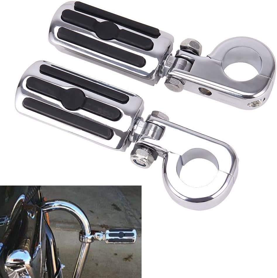 1-1/4 Motorcycle Foot Pegs for Comfortable Riding Experience