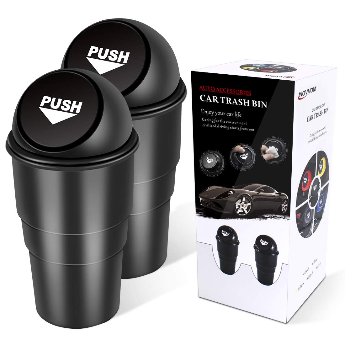 Leakproof Car Trash Can Set - Keep Your Vehicle Clean!