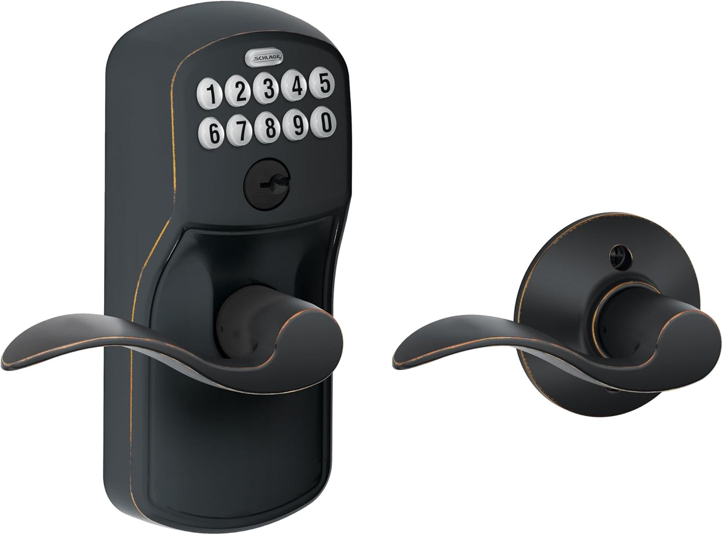 SCHLAGE FE575 PLY 716 Keypad Entry with Auto-Lock Feature