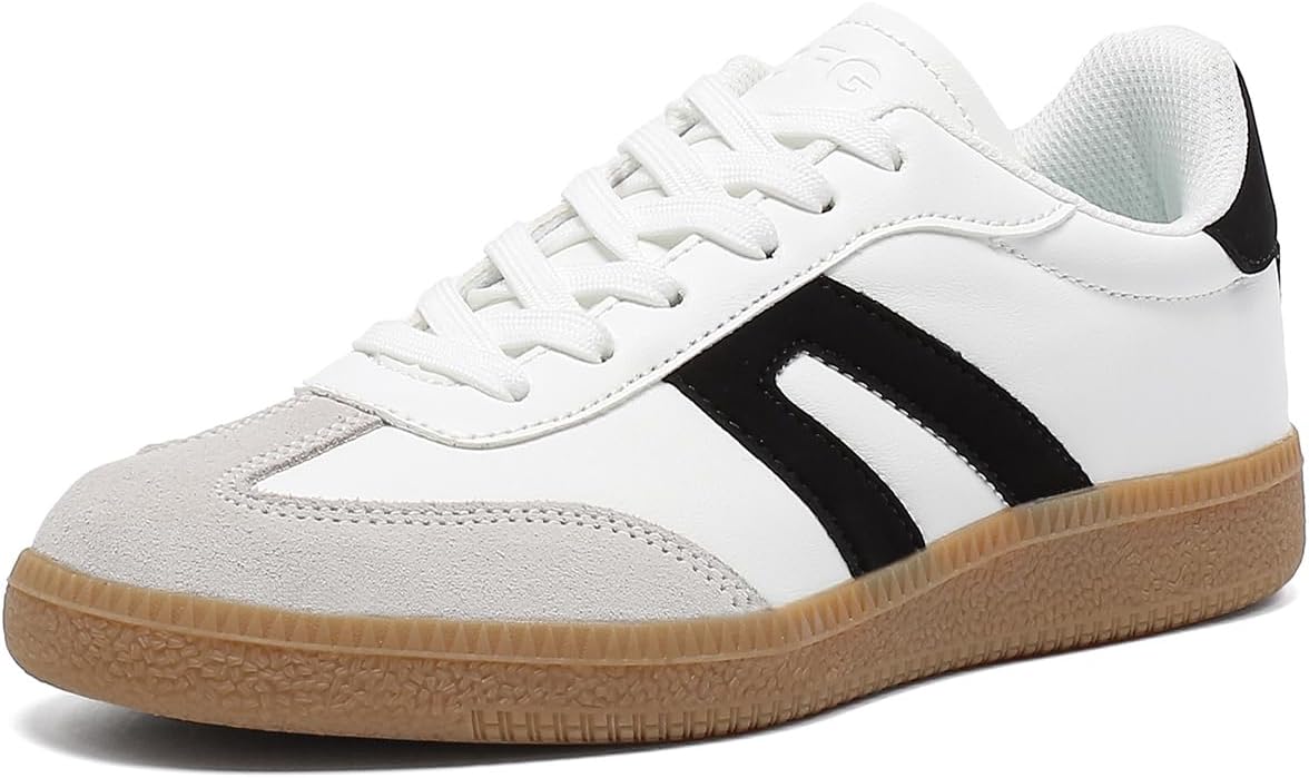 Women's Retro Gum Sole Fashion Sneakers for Casual Walking