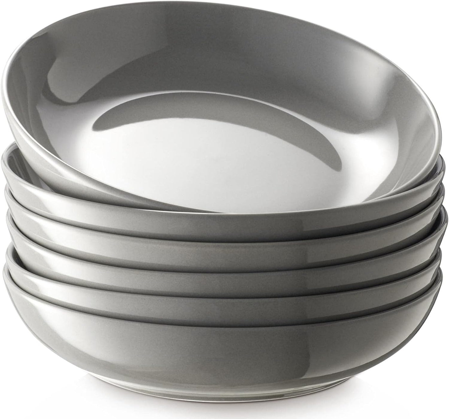Large 30oz Pasta Bowls Set of 6 for Stylish Kitchen Use