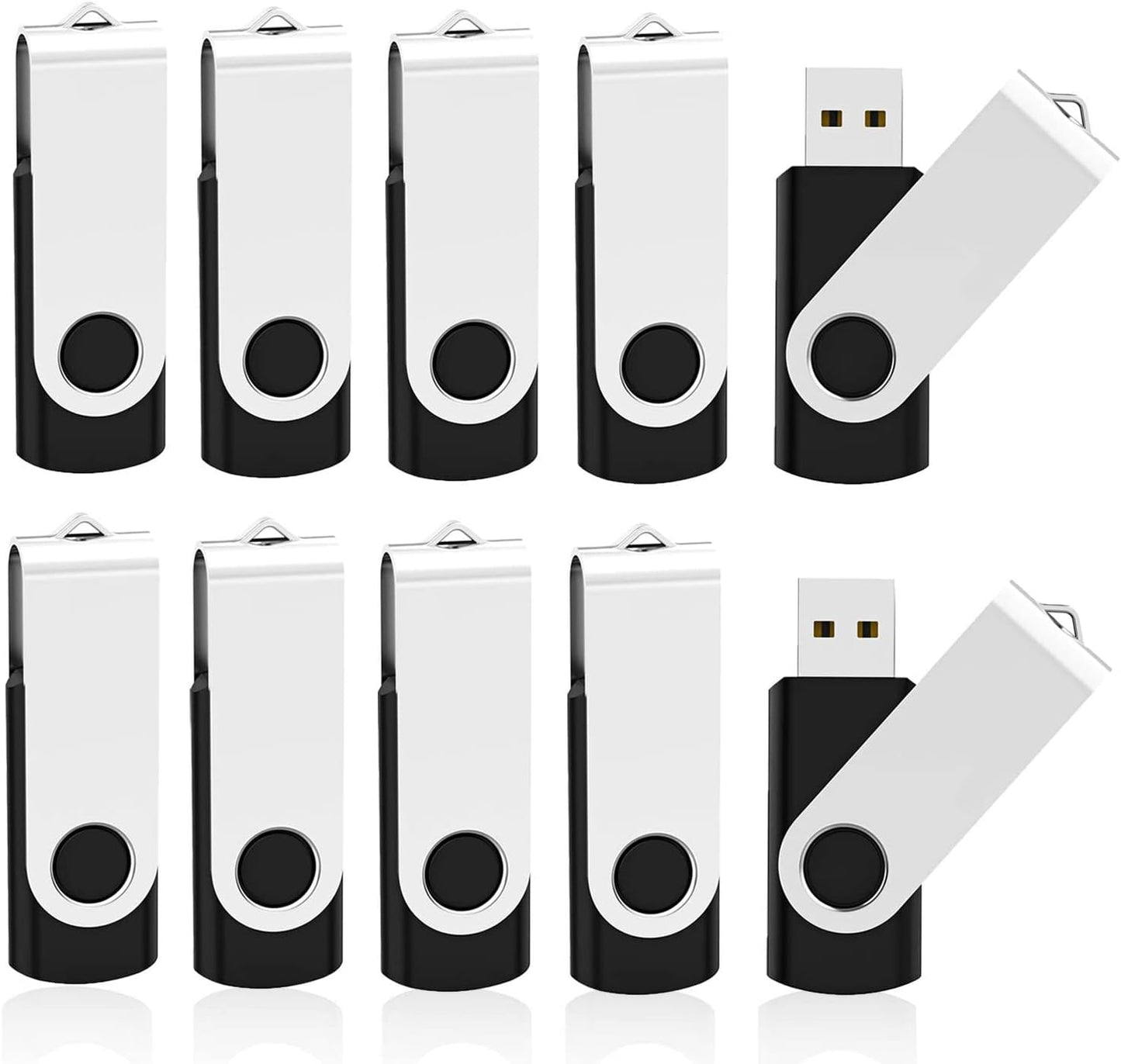64GB Flash Drive KOOTION 10 Pack USB 2.0 for Easy Storage