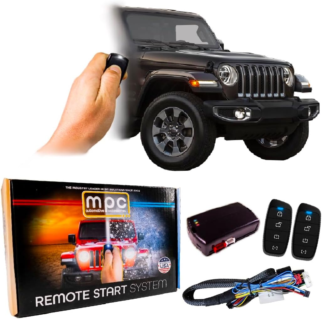 MPC Remote Start for Jeep Wrangler 2007-2018 with Long Range