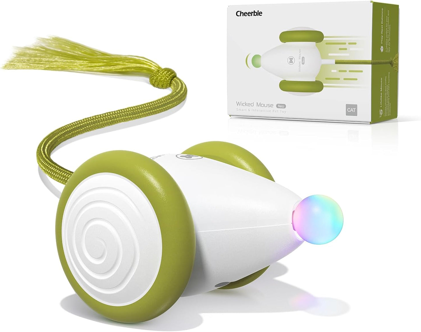 Cheerble Interactive Cat Toys for Indoor Cats with Lights