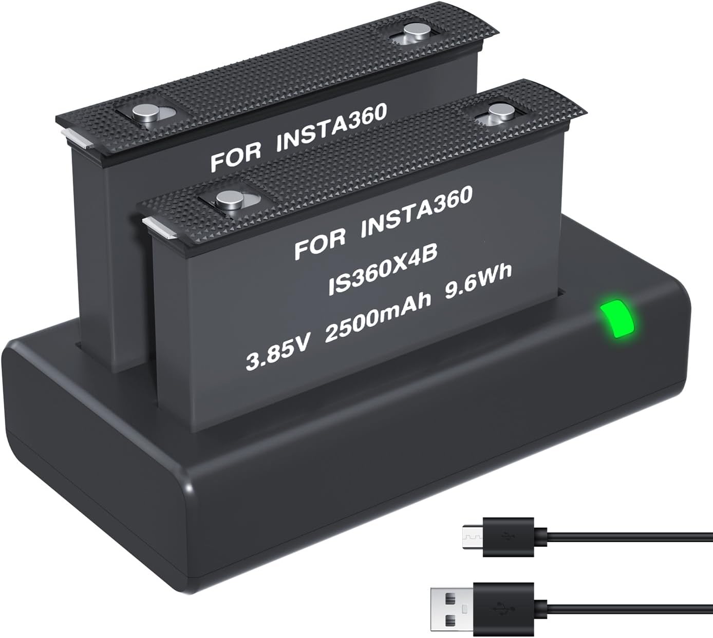 LP Insta 360 X4 Battery Charger Kit with Extra Batteries and Hub