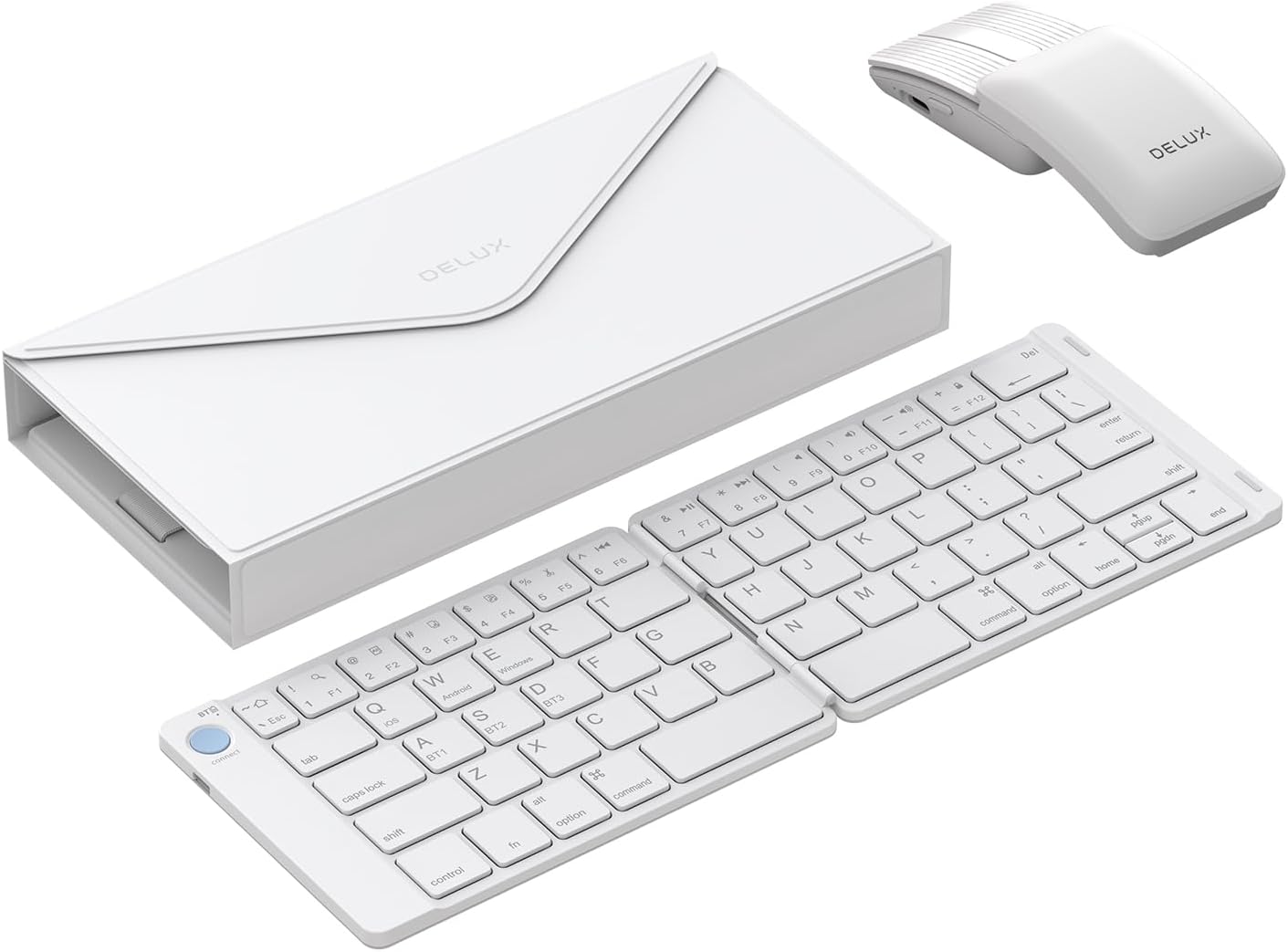 Portable Wireless Keyboard and Mouse Combo for On-the-Go Work