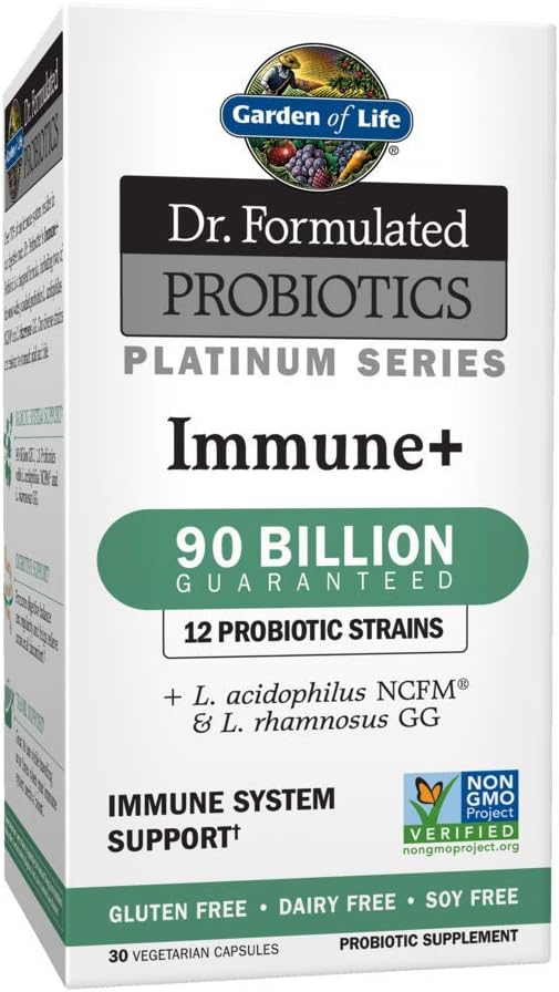 Immune System Support with Dr Formulated Platinum Probiotics
