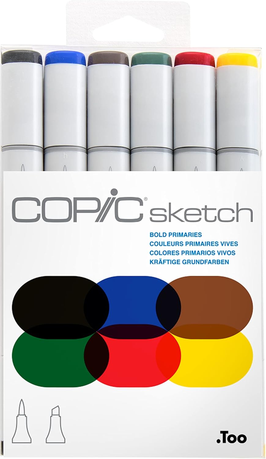 Copic Sketch Alcohol Markers Set for Drawing and Illustration