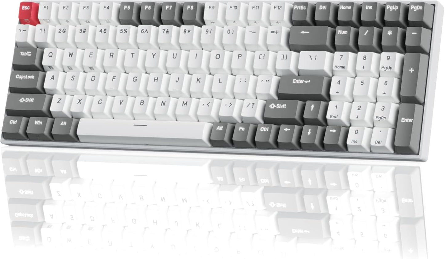 RK100 Wireless Mechanical Keyboard with RGB Backlit Features